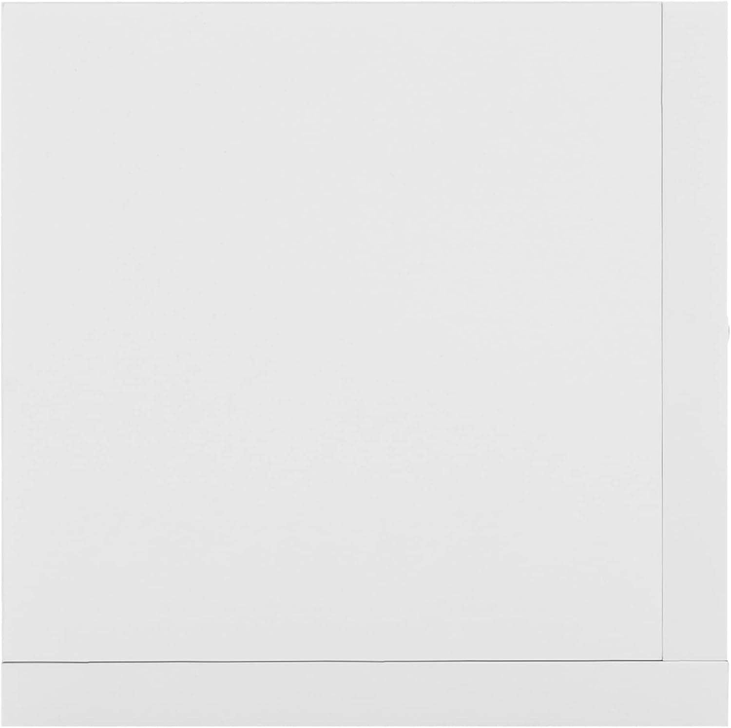 Wall Mount CD DVD Blu Ray Storage Shelf 4 Cube Media Rack White 95cm