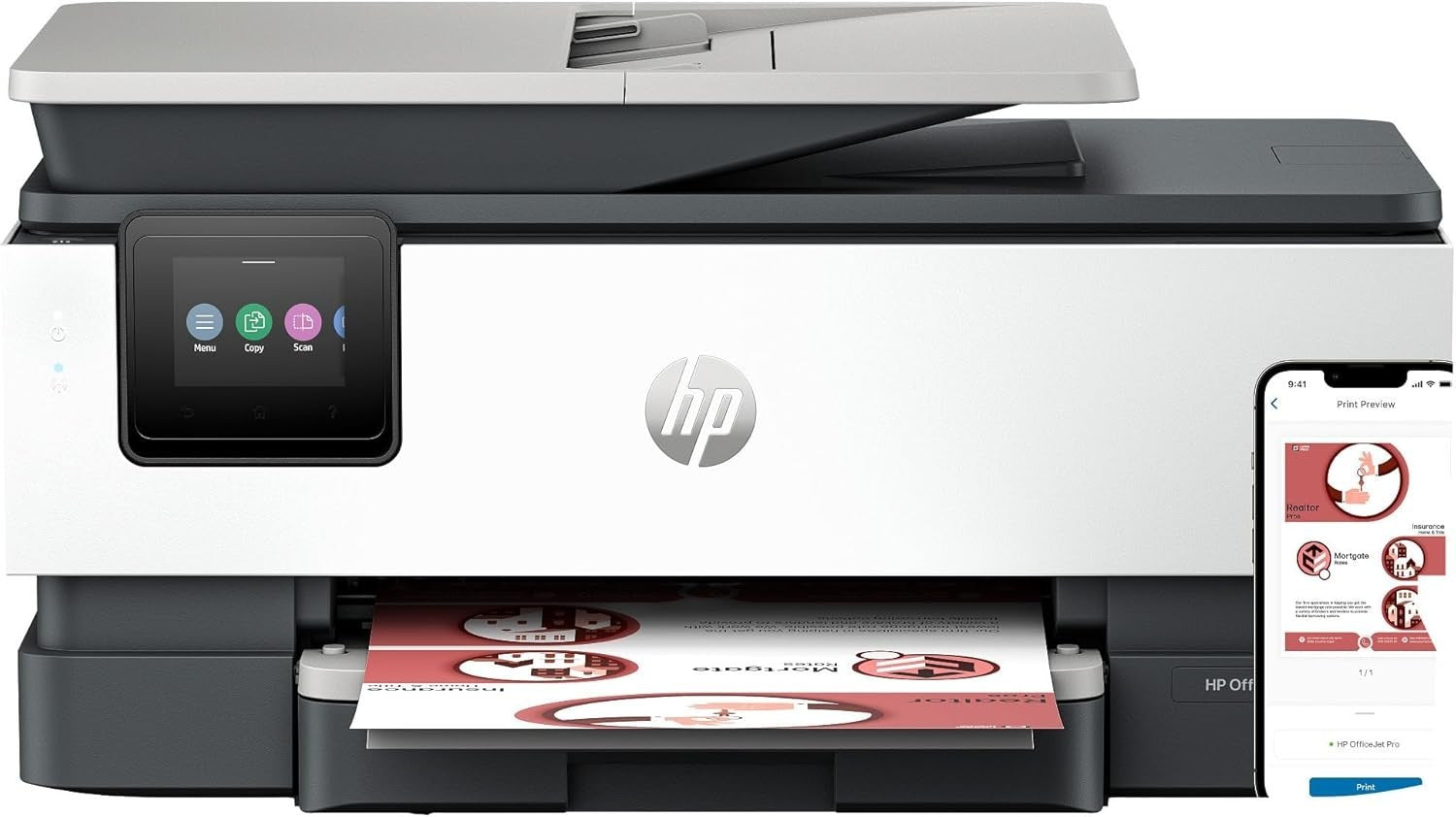 Colour All-in-One Printer | OfficeJet Pro 8132e | Print, Scan, Copy, Fax | Wi-Fi