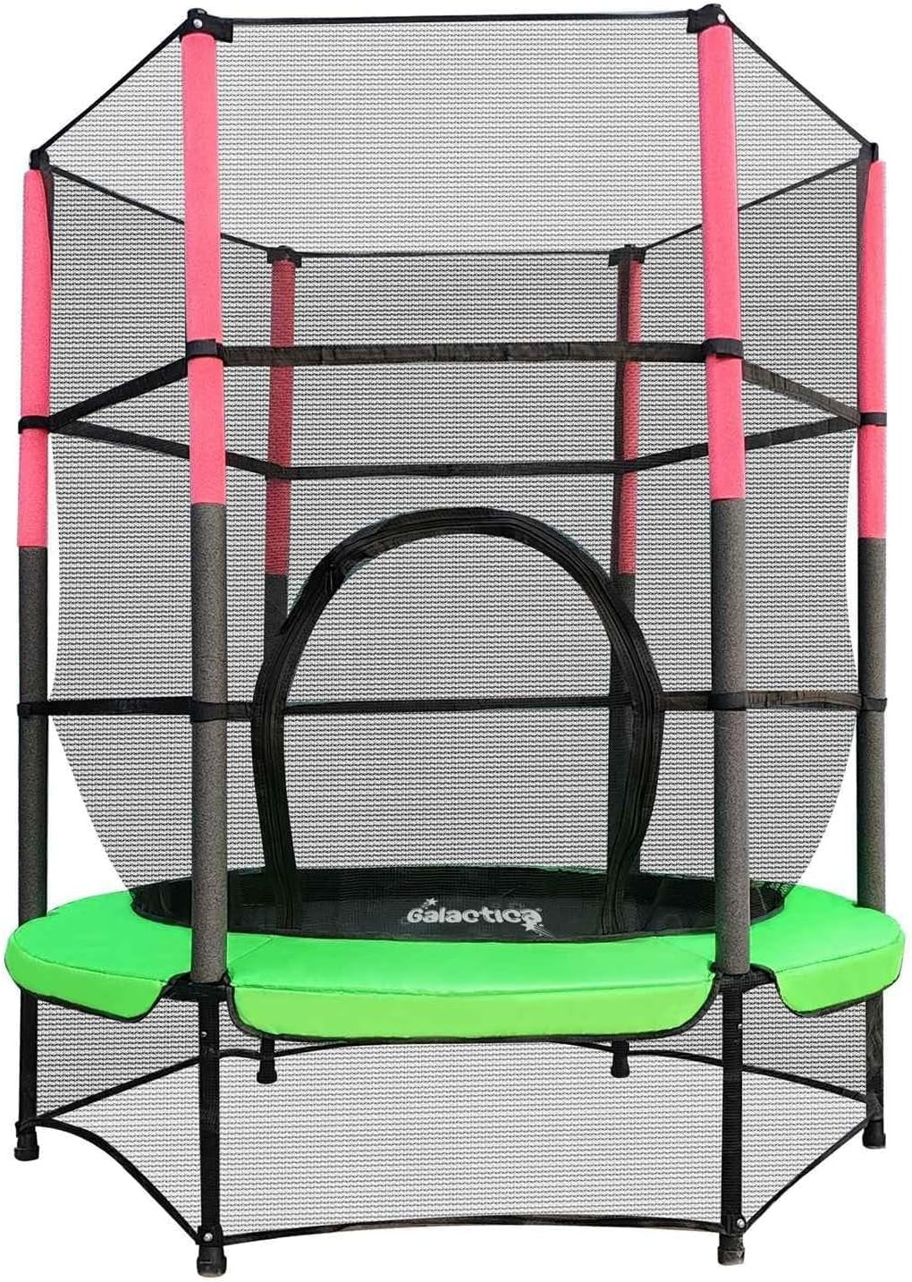 55” Junior Kids Trampoline w Safety Net Indoor Outdoor Activity Playset