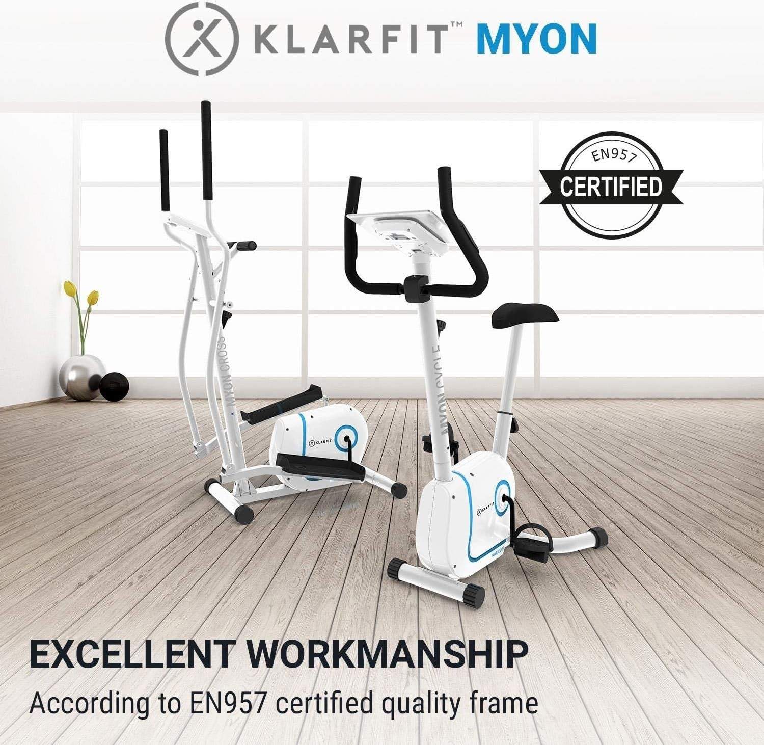 Foldable Magnetic Exercise Bike w/ 12kg Flywheel, LCD, Tablet Mount & 8 Levels