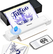 Phomemo TP81 Bluetooth Tattoo Printer Thermal Stencil Machine + 10 A4 Paper