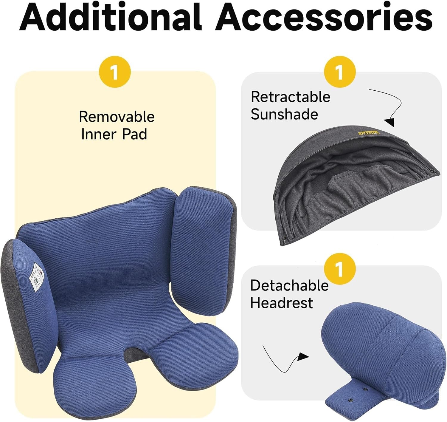 360° Rotating i-Size Baby Car Seat ISOFIX 40–150cm Recline Safety