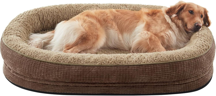 XXL Orthopedic Dog Bed 122x89x19cm Memory Foam Washable