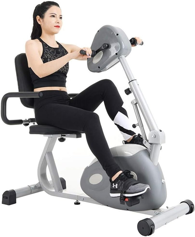 Recumbent Rehab Exercise Bike Electric Passive Assist Arm Leg PT Senior Home