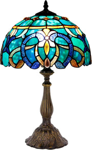 Stained Glass Tiffany Table Lamp 30x30x48cm Classic Reading Light