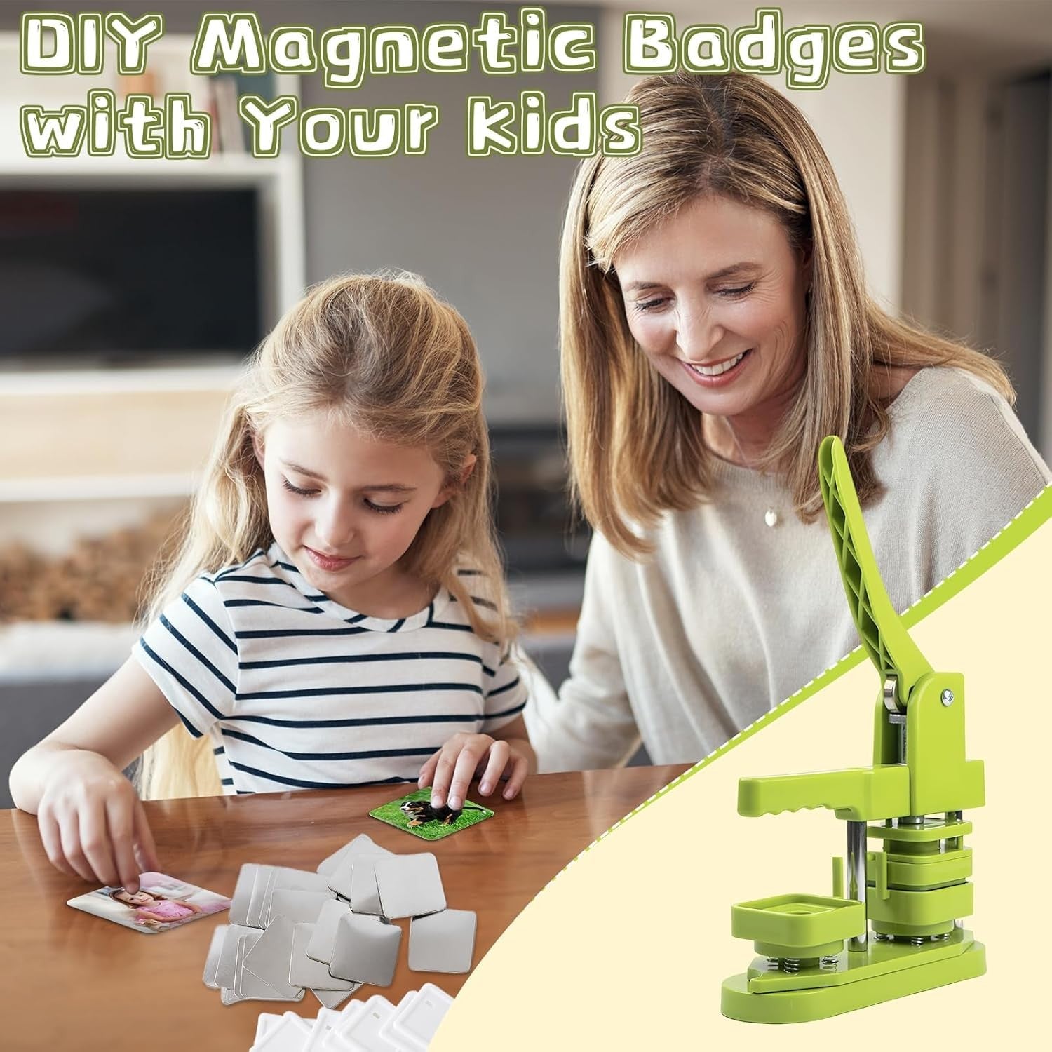 Photo Magnet Making Machine 50mm Button Press Fridge Magnet Kit