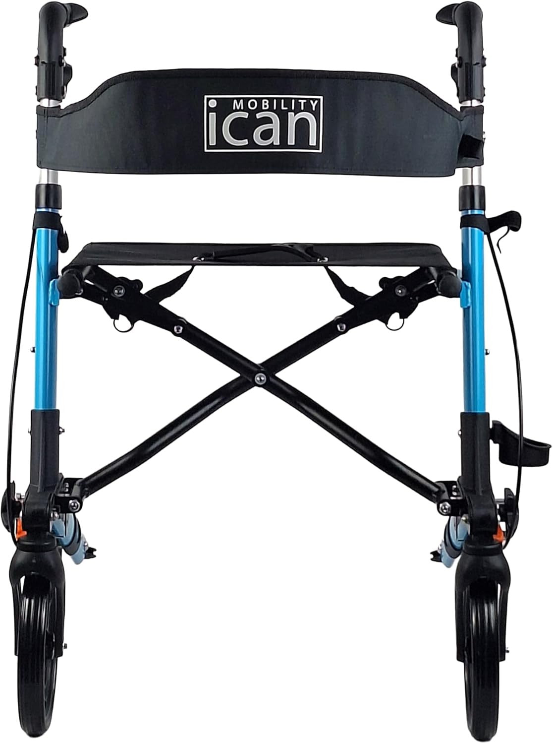 Ultra Lightweight 4 Wheel Rollator Walker with Seat Folding Adjustable Handles