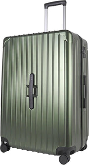 Large Check In Suitcase Hard Shell TSA Lock Spinner Wheels Cupholder