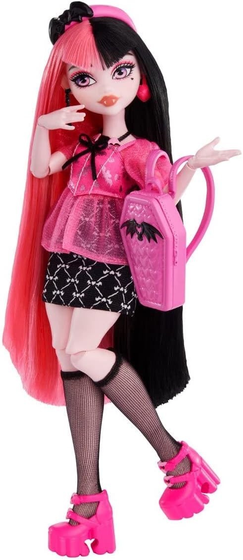 Day Out Fashion Doll Pink Outfit Articulated Accessories Handbag