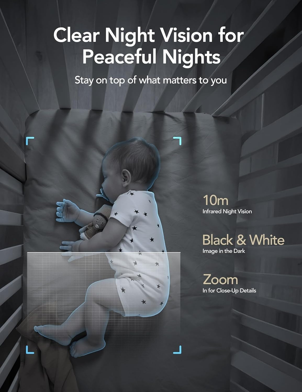 4 Pack 1080P Indoor Security Cameras Baby Pet Monitor WiFi CCTV