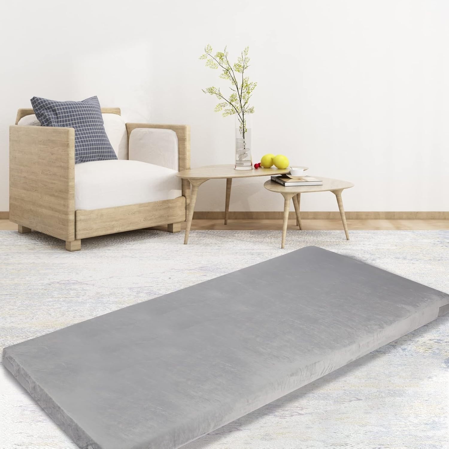 Portable Foldable Memory Foam Camping Mattress - Waterproof, Lightweight Pad