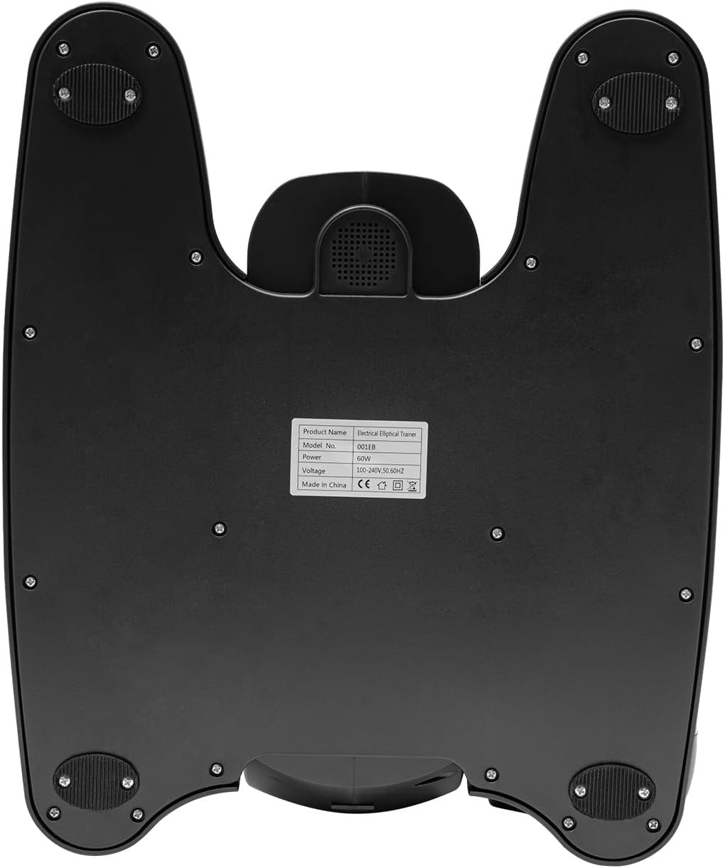 Blue Under Desk Elliptical Pedal Exerciser Quiet Remote Seated Leg Trainer