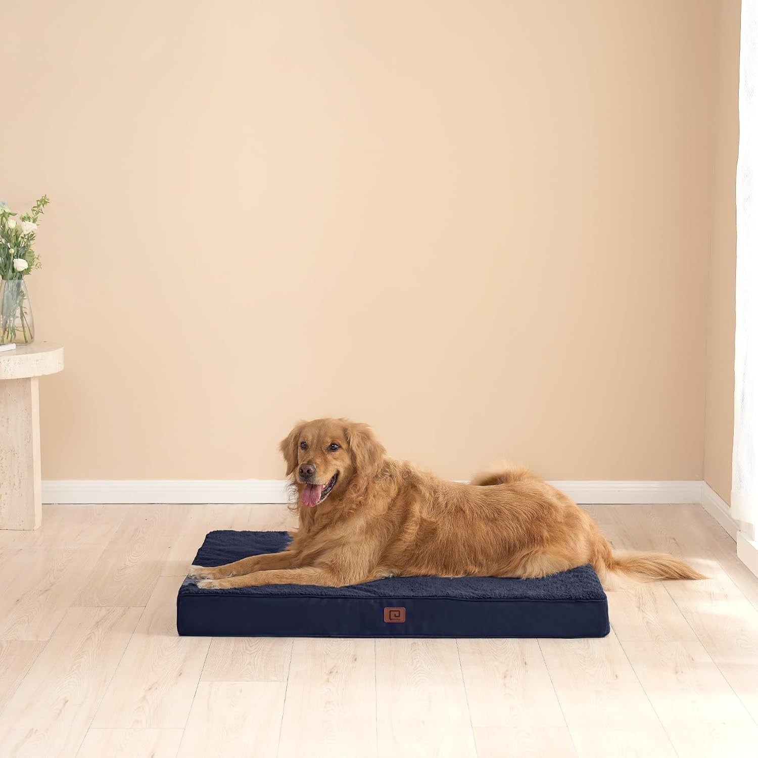Orthopedic XL Dog Bed 104x68x9cm Washable Cover Non Slip Navy