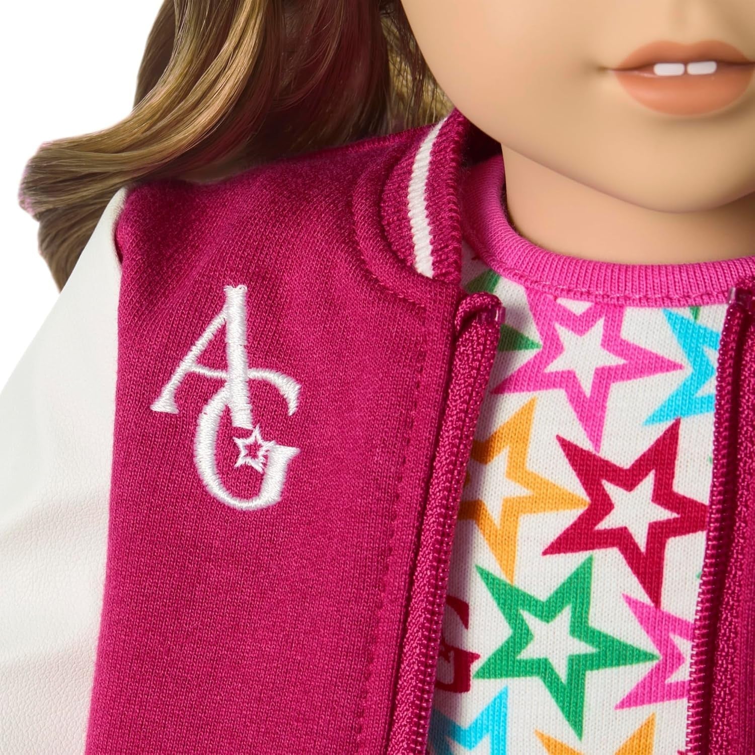 18in Fashion Doll Brown Eyes Wavy Hair Outfit Accessories Girl Toy