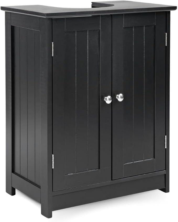 Fizporium 2 Door Undersink Cabinet, Bathroom Vanity Unit Bathroom Storage Cabine