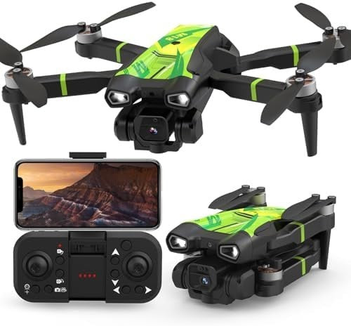 4K HD Foldable Drone w/ Brushless Motor 3 Speed Modes Optical Flow 3D Flip