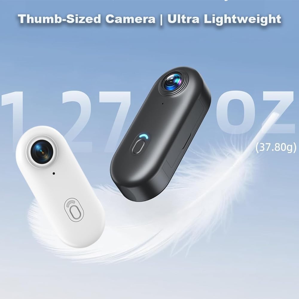 4K Mini Action Camera WiFi Magnetic POV Cam Waterproof Motorcycle Vlog