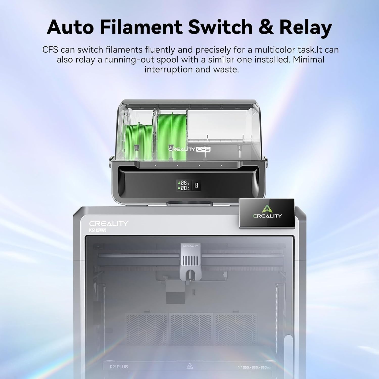 Multi Color Filament System 4 Spool RFID Auto Switch Moisture Proof