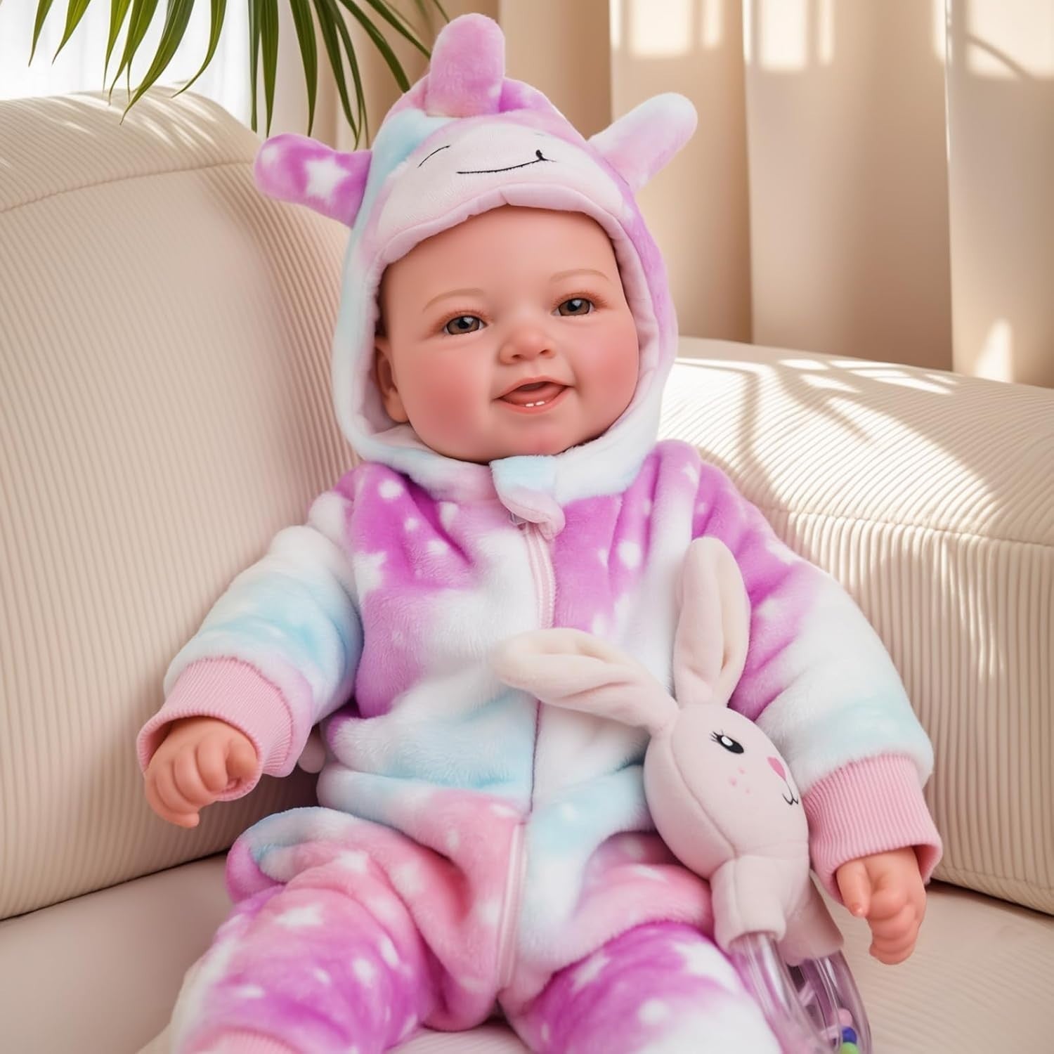 17 Inch Lifelike Baby Doll Soft Body Realistic Newborn Toy Gift
