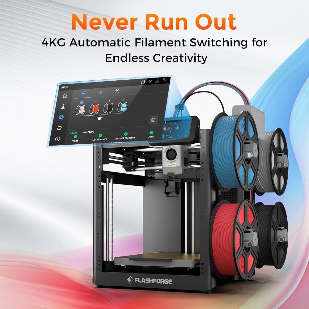 Multi-Color FDM 3D Printer IFS Auto Level 600mm/s 300°C Nozzle