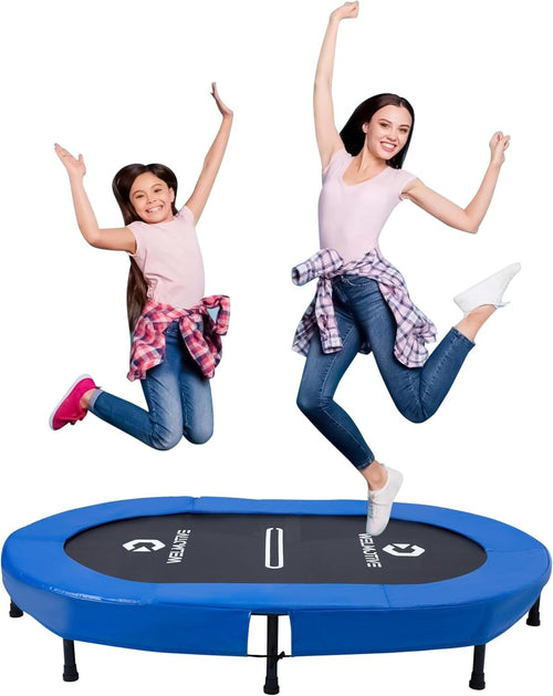 Oval Indoor Trampoline for Two Quiet Rebounder 40 Springs 150KG