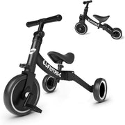 5 in 1 Toddler Tricycle Balance Bike Removable Pedals Kids 1-4 Years
