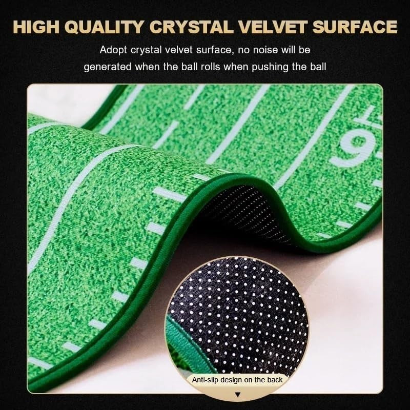 Golf Putting Mat Automatic Ball Return Indoor Practice Trainer 9ft