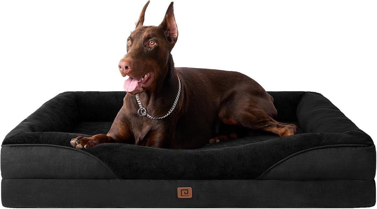 XXXL Giant Orthopedic Memory Foam Dog Sofa Bed 132x104x20cm