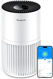 Mini Smart Air Purifier Bedroom HEPA Alexa App Control Quiet