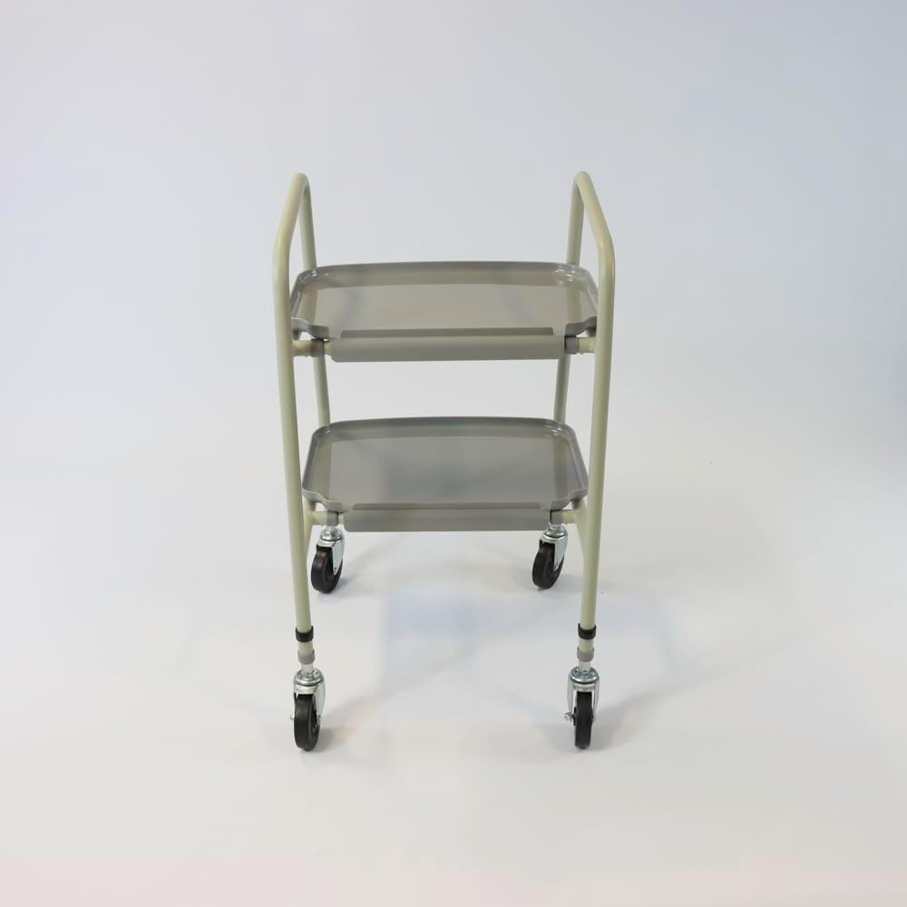 Home Helper Mobility Trolley with Wheels Indoor Walking Aid Storage Trays