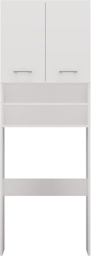 Over Washing Machine Storage Cabinet Bathroom Laundry Unit Shelves White