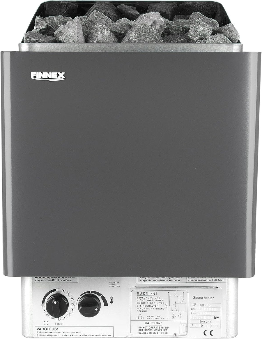 8KW Electric Sauna Heater – Fast Heat, Thermostat & Timer (No Stones)