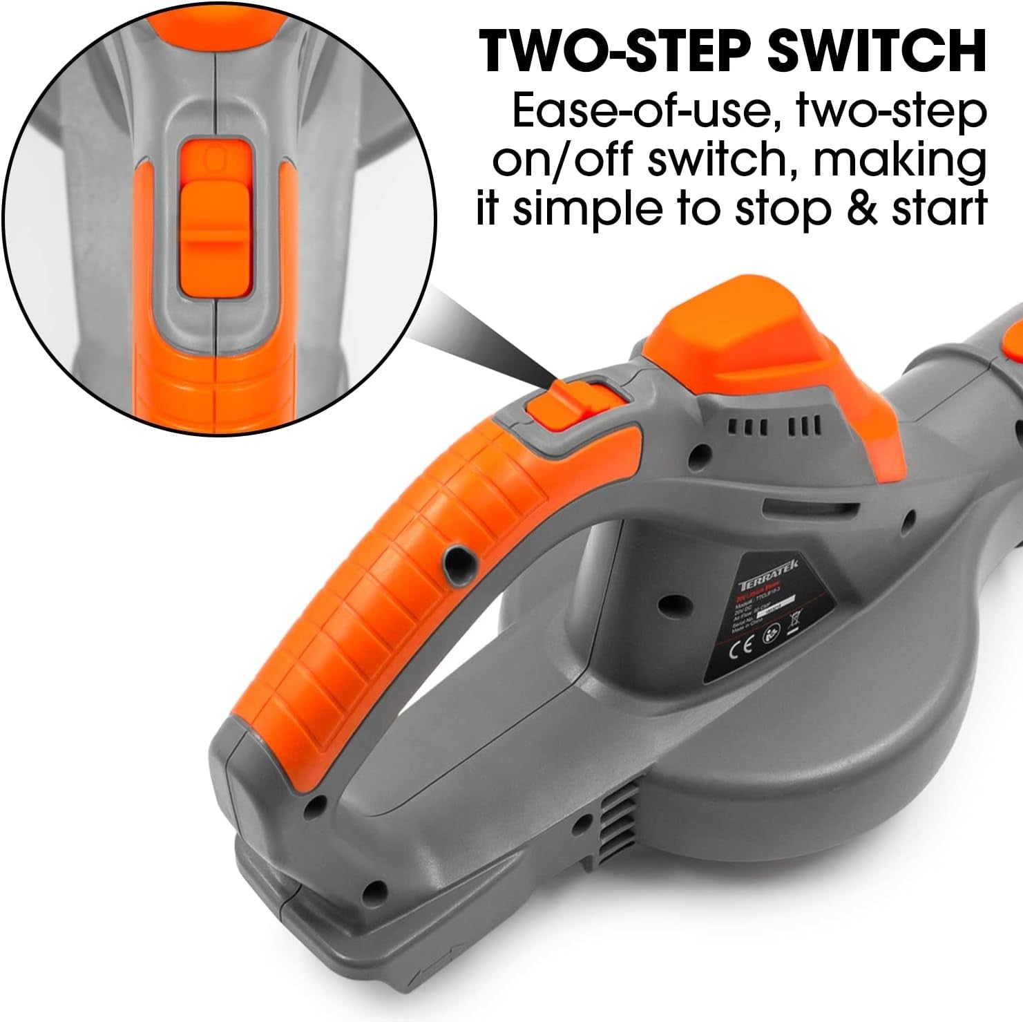Cordless Leaf Blower 20V Lightweight Handheld Fast Charge w/ Battery