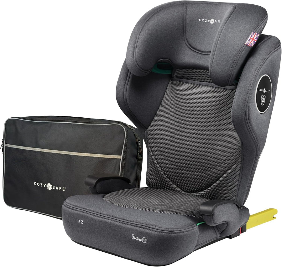 i-Size ISOFIX High Back Booster Car Seat 100–150cm Side Impact Protection
