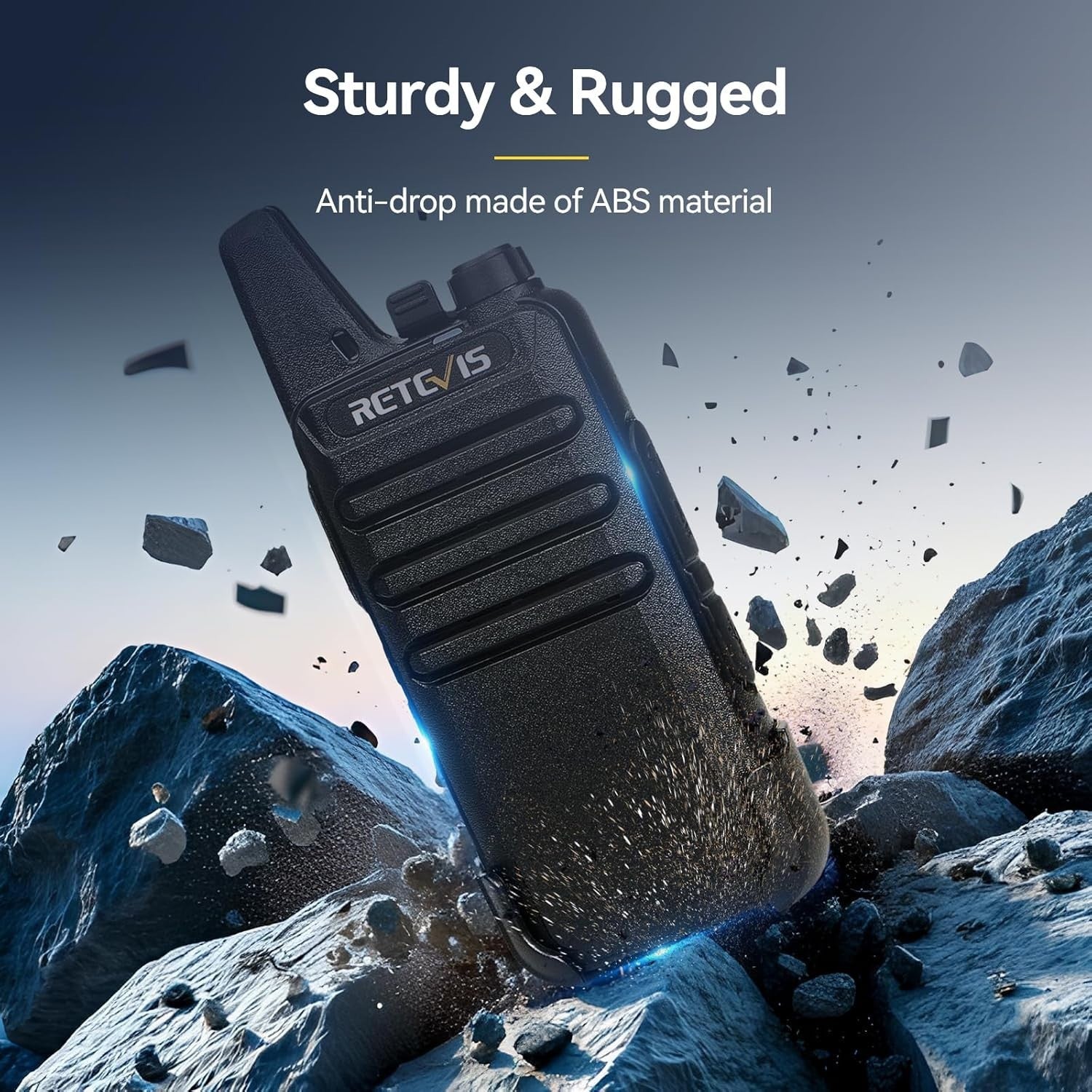 Retevis RT622 Walkie Talkies 6 Pack PMR446 VOX Two Way Radios Charger