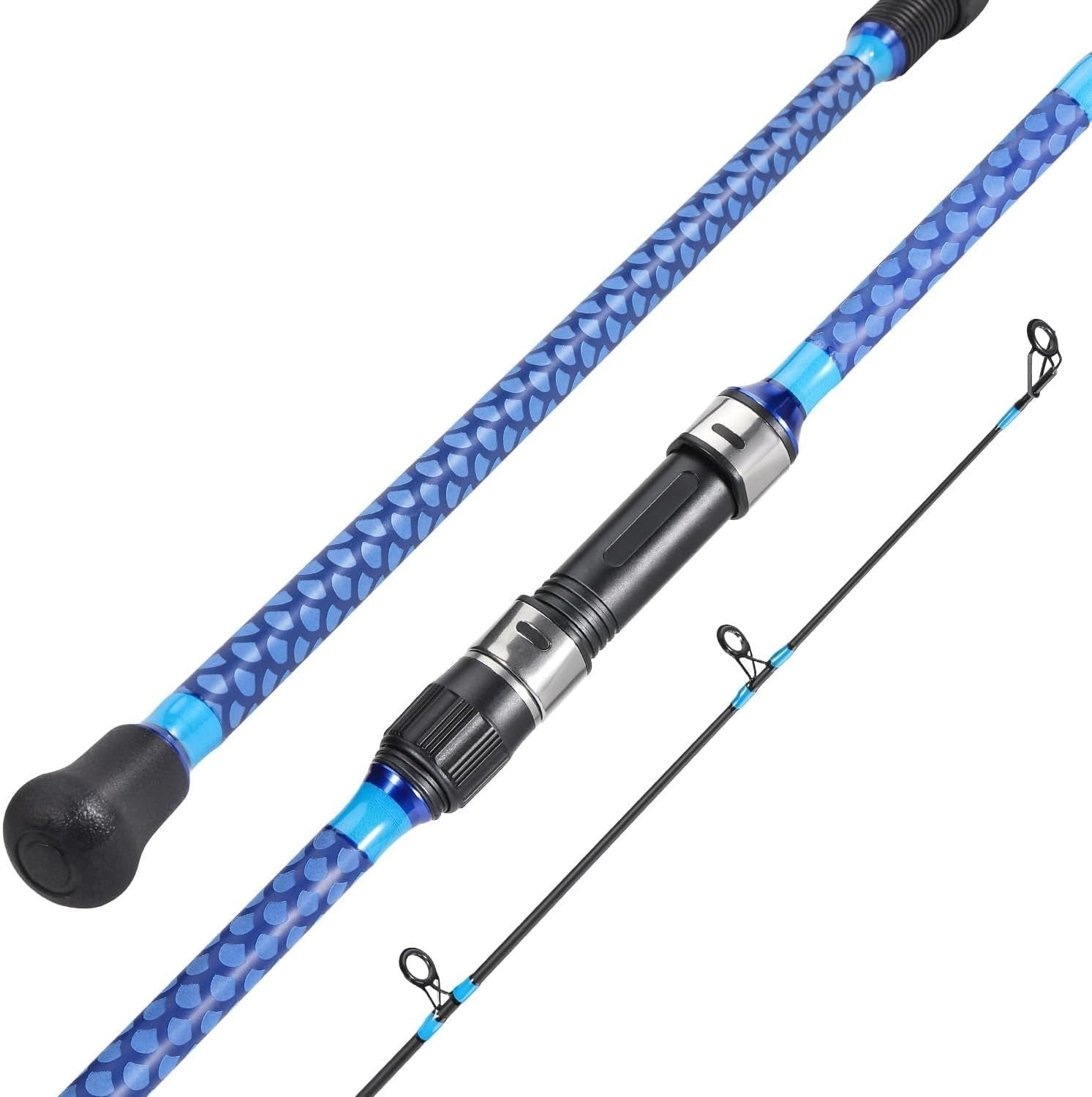 Surf Spinning Fishing Rod 9-12ft Carbon Fiber 3 Piece Travel
