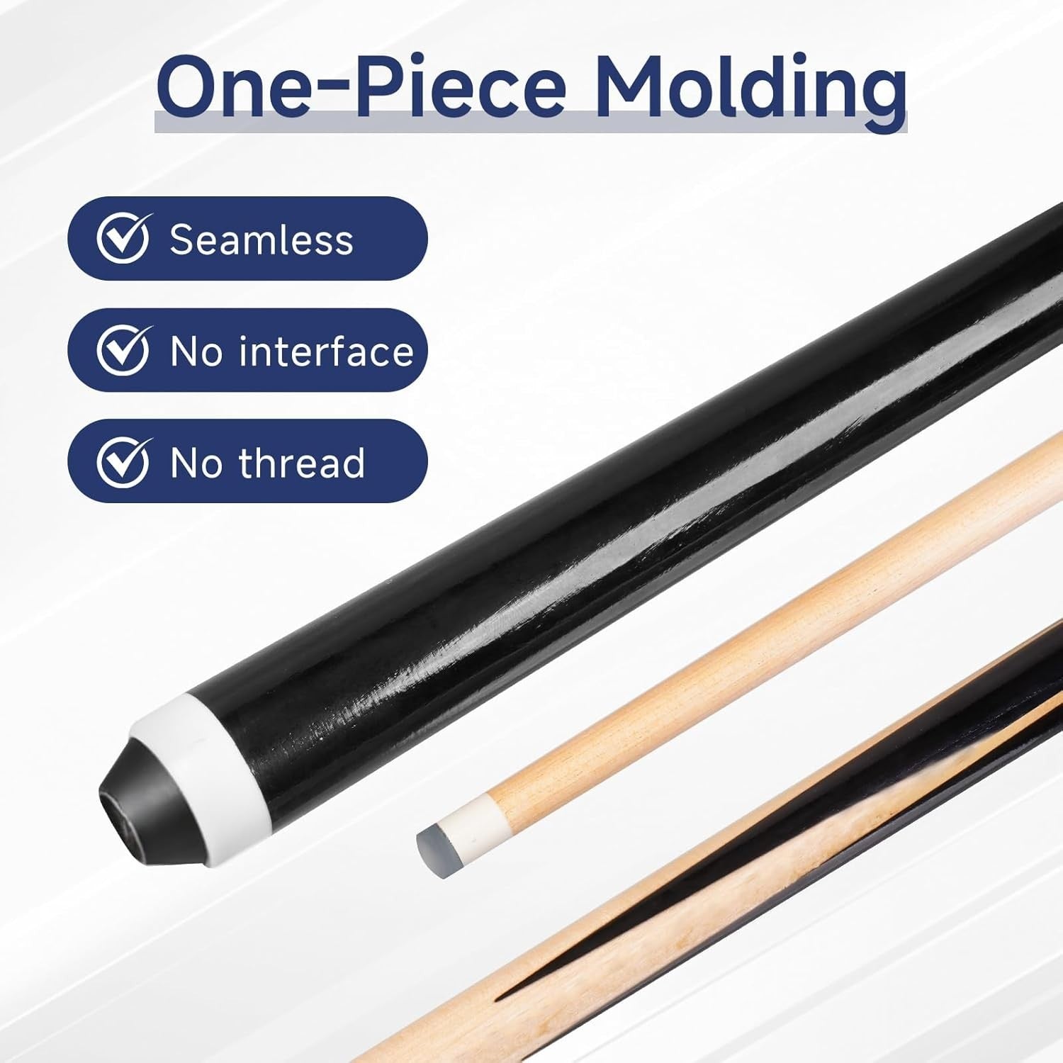 48in Pool Cue Set 2 Sticks 13mm Tip Canadian Wood 2pc 17–21oz