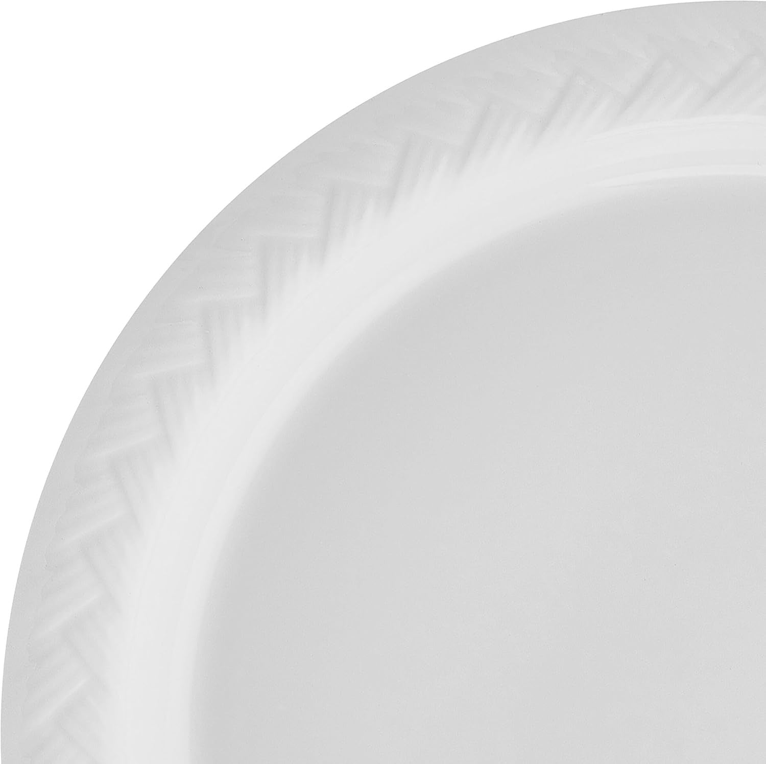 12 Piece Bone China Dinner Set Lightweight Chip Resistant Plates Bowls White