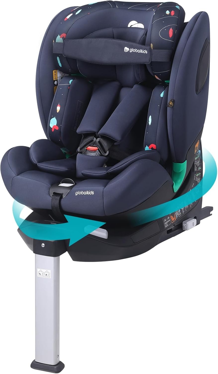360° i-Size ISOFIX Swivel Car Seat 40–150cm Birth–12Y Group 0+1/2/3