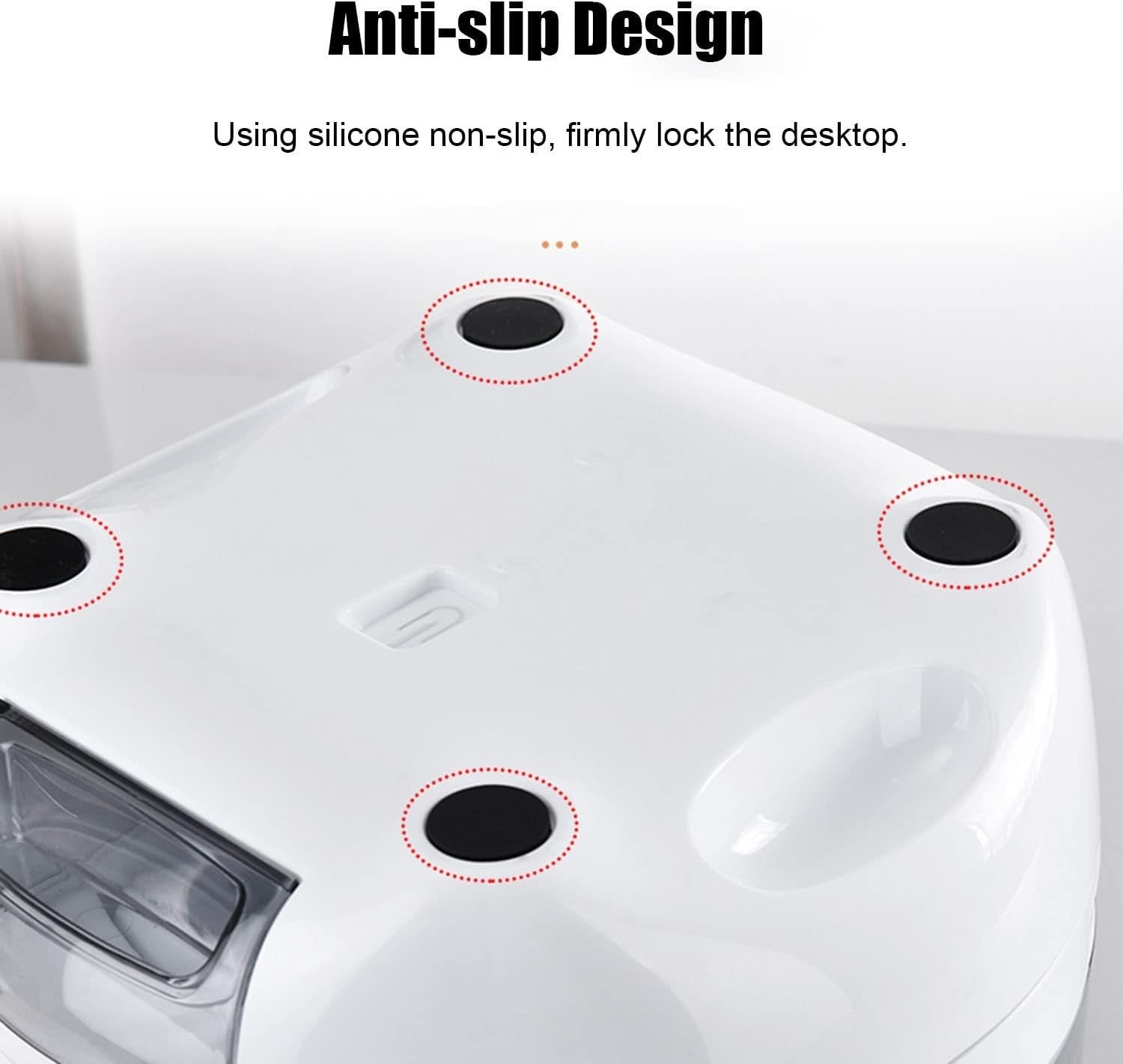 20LBS 360° Rotating Rice Dispenser 6 Grid Airtight Grain Bin