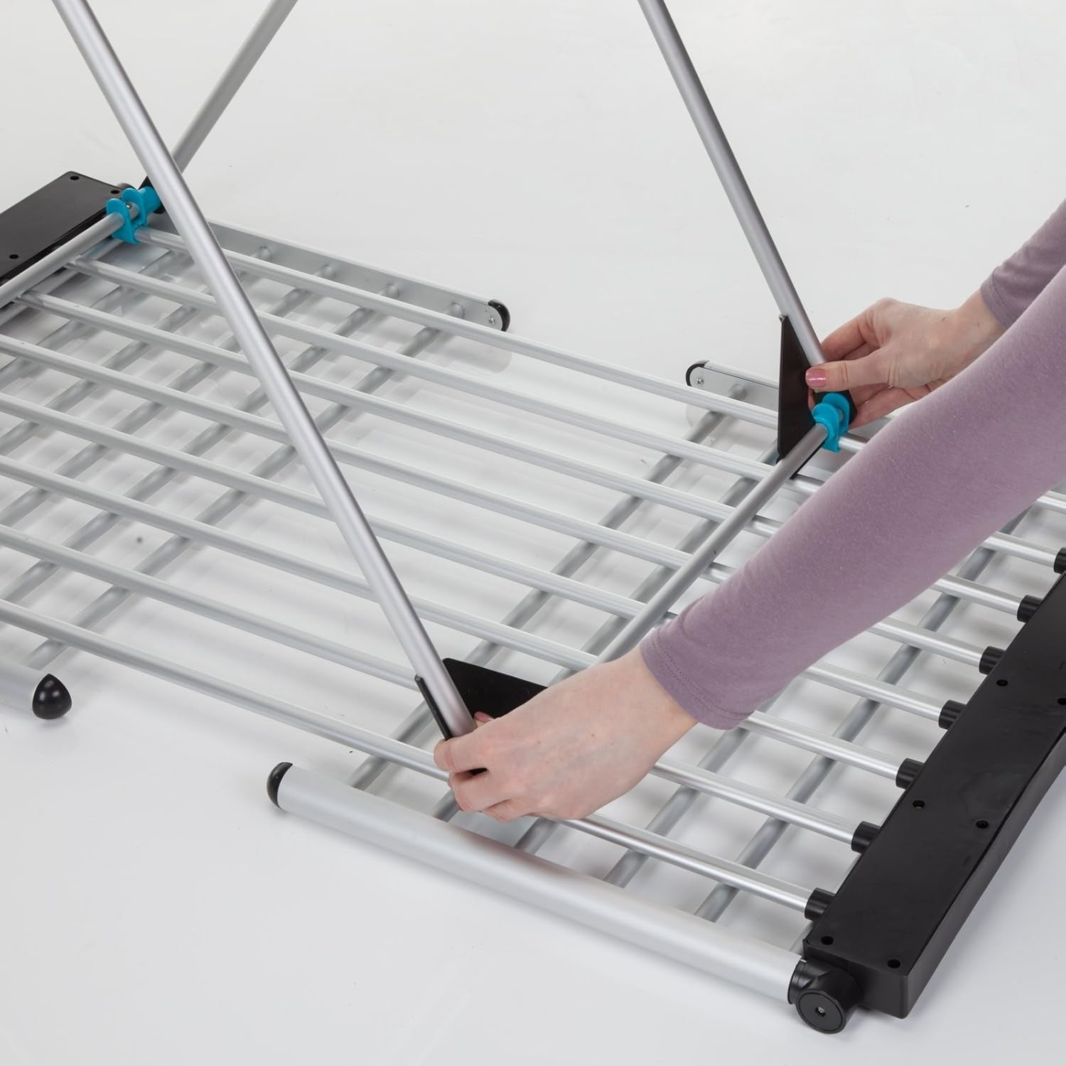 Winged Heated Clothes Airer 12m Drying Space 16kg Foldable Electric Indoor
