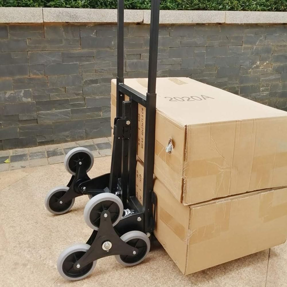 Heavy Duty Stair Climbing Cart 250kg Folding Hand Truck Trolley