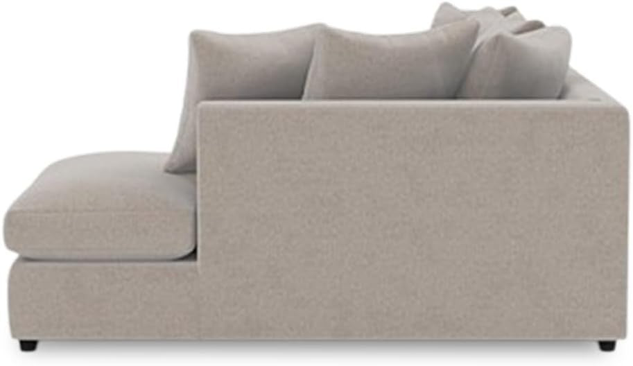 Cream L Shaped 4 Seater Modular Sofa – Space-Saving Right Hand Corner Couch