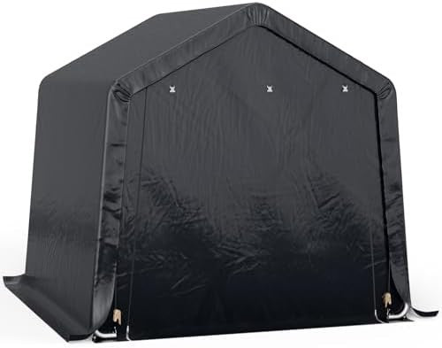 Large Bike Storage Shed 8x8ft Waterproof Outdoor Tent Garage Motorbike Shelter