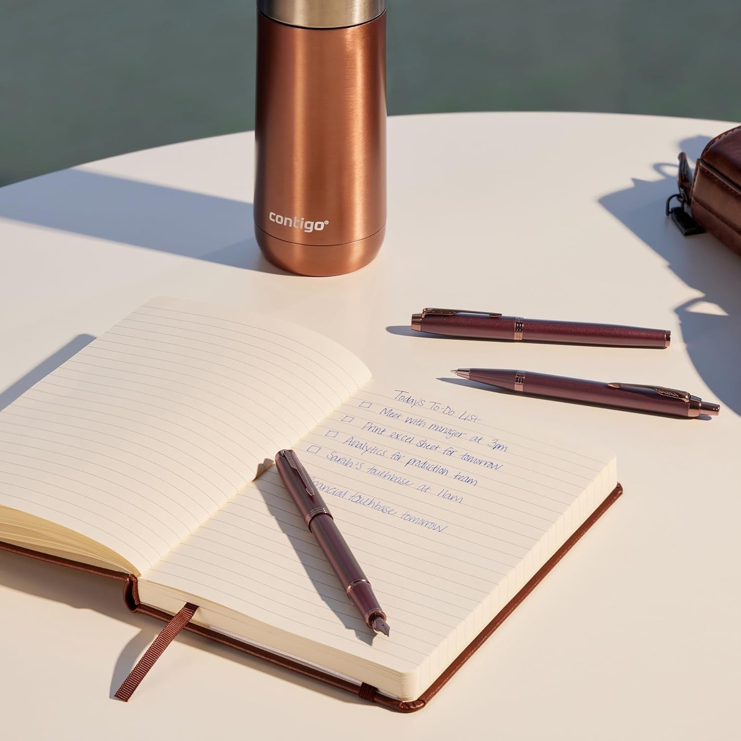 Burgundy Rollerball Pen – Fine Point, Black Ink, Sleek Metal, Gift Ready