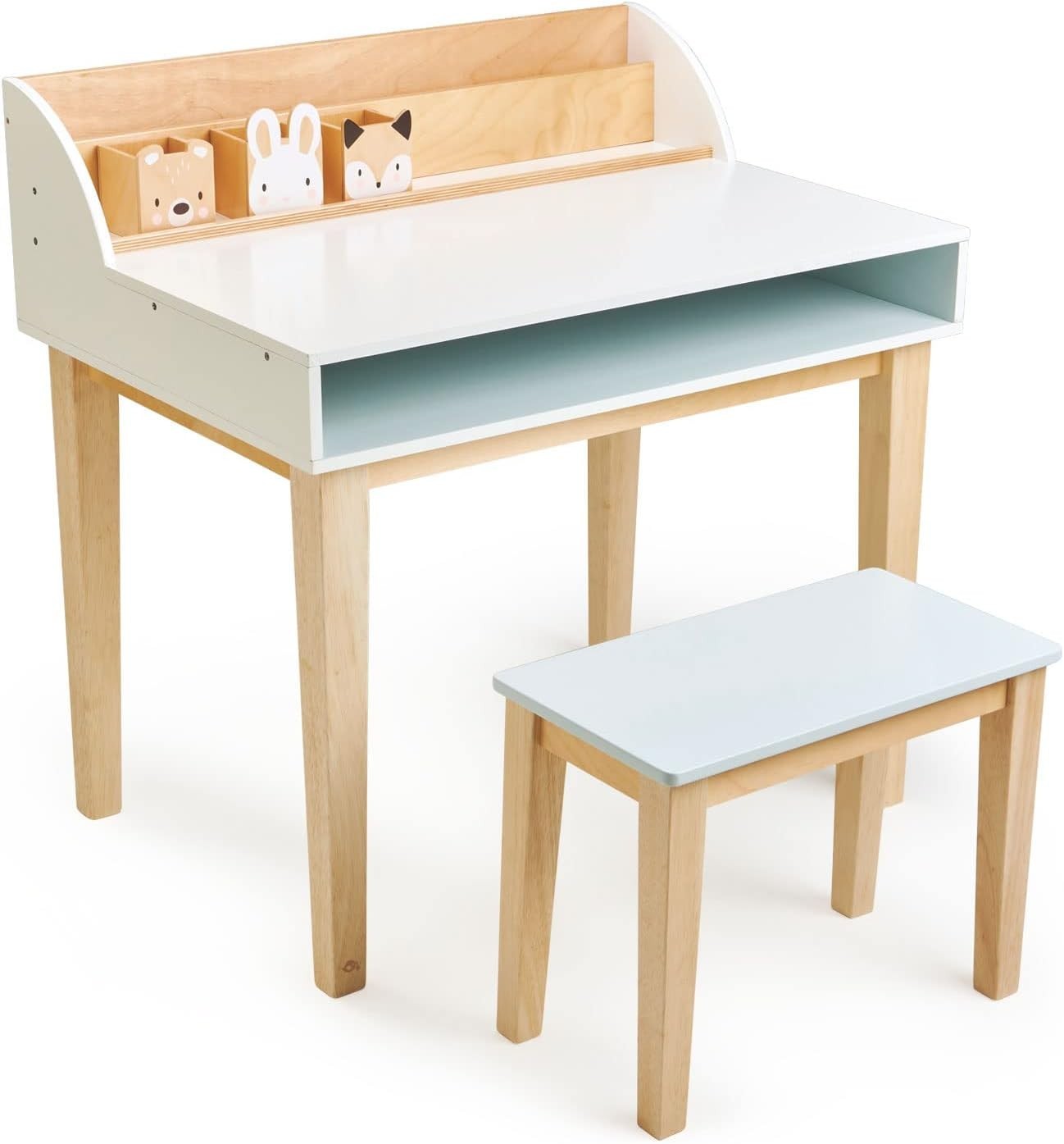 Children’s Desk & Chair Set with Storage Compartments & Pencil Organisers