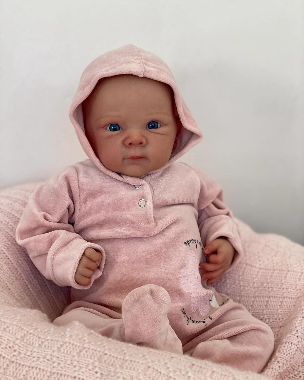 18in Reborn Baby Doll Girl Soft Vinyl Bathable Newborn Toy