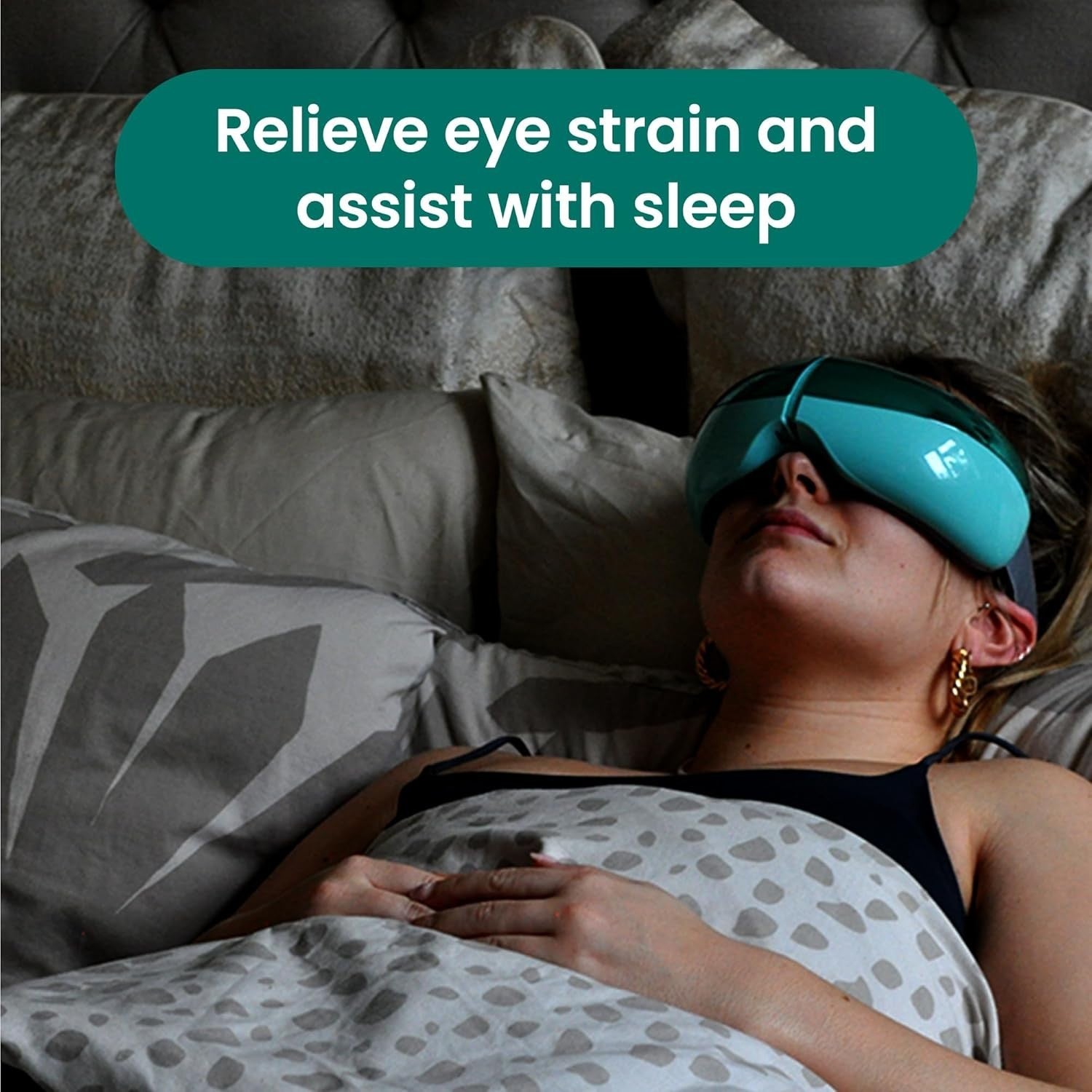 3 in 1 Heated Eye Massager Compression Vibration Sleep Aid