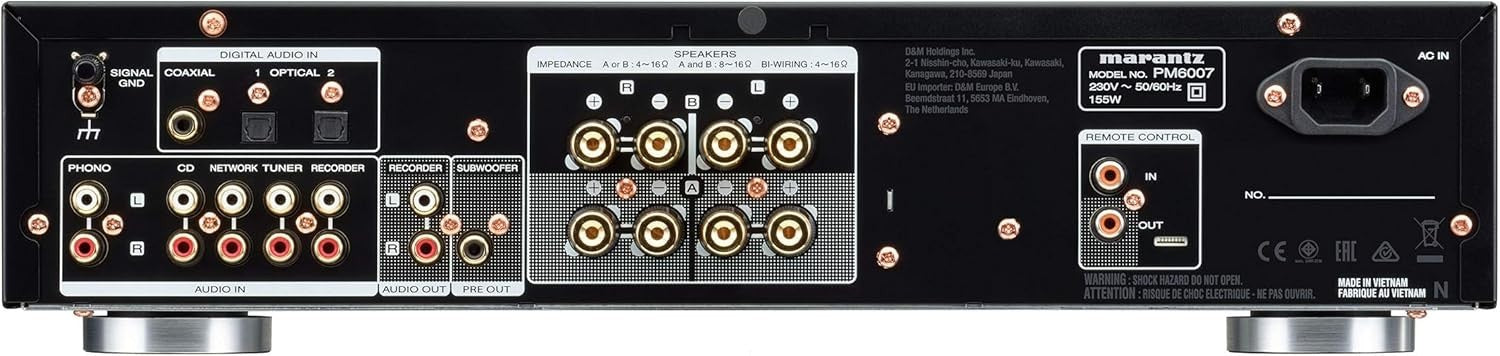 High-Performance Integrated Amplifier with DAC & Subwoofer Output | 2x45W RMS