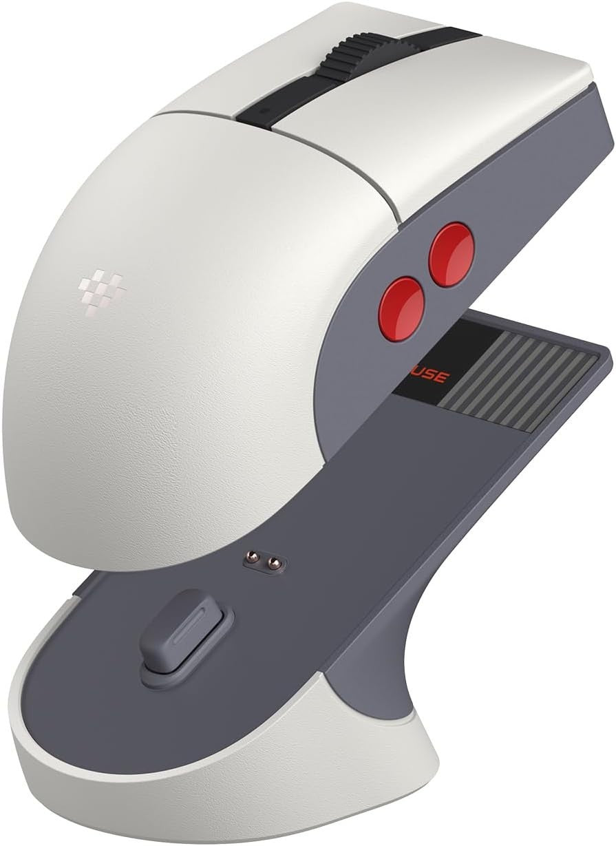 Retro Gaming Mouse 26K DPI Wireless Bluetooth 4KHz Dock RGB